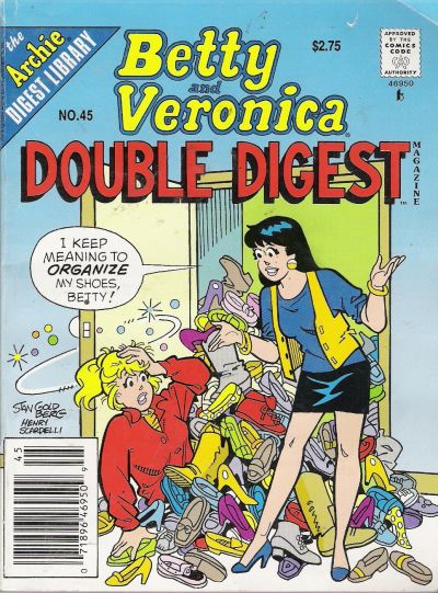 Cover for Betty & Veronica (Jumbo Comics) Double Digest (Archie, 1987 series) #45
