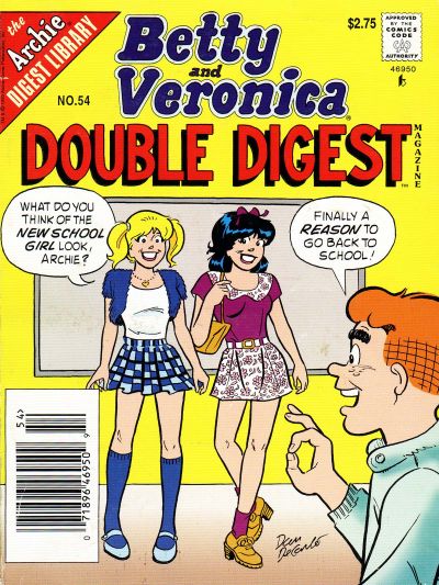 Cover for Betty & Veronica (Jumbo Comics) Double Digest (Archie, 1987 series) #54