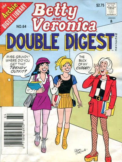 Cover for Betty & Veronica (Jumbo Comics) Double Digest (Archie, 1987 series) #64