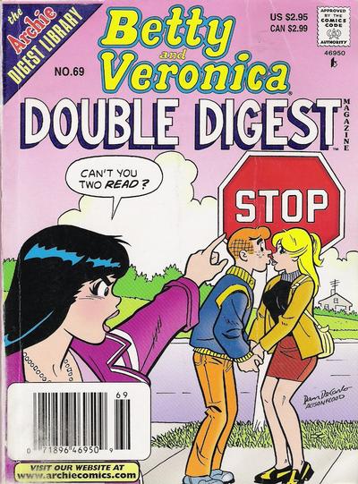 Cover for Betty and Veronica Double Digest Magazine (Archie, 1987 series) #69