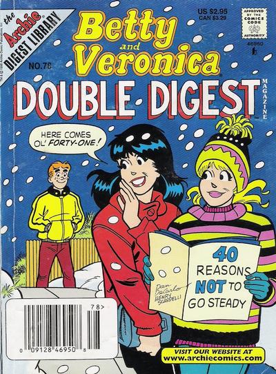 Cover for Betty & Veronica (Jumbo Comics) Double Digest (Archie, 1987 series) #78