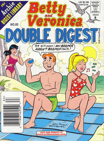 Cover for Betty & Veronica (Jumbo Comics) Double Digest (Archie, 1987 series) #83