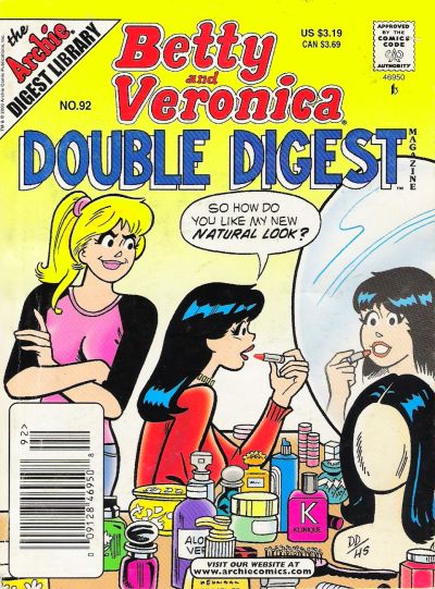 Cover for Betty & Veronica (Jumbo Comics) Double Digest (Archie, 1987 series) #92