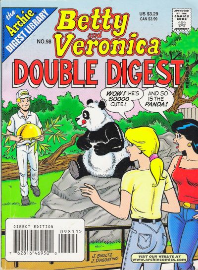 Cover for Betty & Veronica (Jumbo Comics) Double Digest (Archie, 1987 series) #98