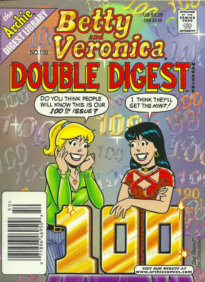 Cover for Betty & Veronica (Jumbo Comics) Double Digest (Archie, 1987 series) #100