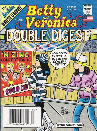 Cover for Betty & Veronica (Jumbo Comics) Double Digest (Archie, 1987 series) #103