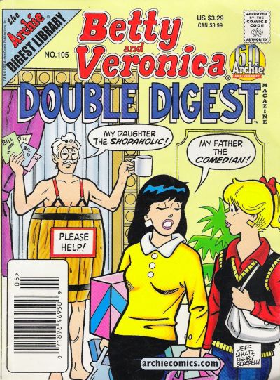 Cover for Betty & Veronica (Jumbo Comics) Double Digest (Archie, 1987 series) #105
