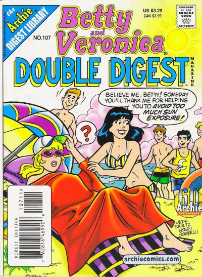 Cover for Betty & Veronica (Jumbo Comics) Double Digest (Archie, 1987 series) #107