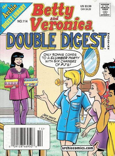 Cover for Betty & Veronica (Jumbo Comics) Double Digest (Archie, 1987 series) #114