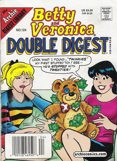Cover for Betty & Veronica (Jumbo Comics) Double Digest (Archie, 1987 series) #124