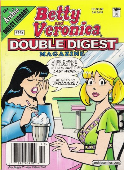 Cover for Betty & Veronica (Jumbo Comics) Double Digest (Archie, 1987 series) #142