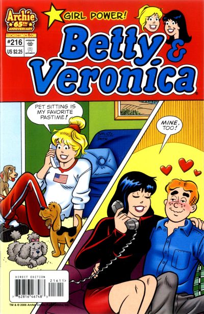 Cover for Betty and Veronica (Archie, 1987 series) #216