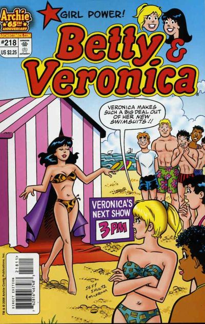 Cover for Betty and Veronica (Archie, 1987 series) #218