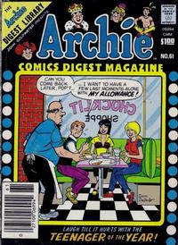 Cover Thumbnail for Archie Comics Digest (Archie, 1973 series) #61