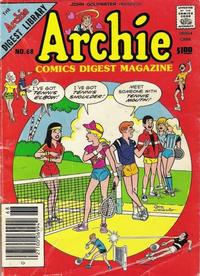 Cover for Archie Comics Digest (Archie, 1973 series) #68