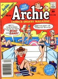 Cover for Archie Comics Digest (Archie, 1973 series) #92