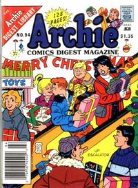 Cover for Archie Comics Digest (Archie, 1973 series) #94