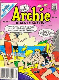 Cover for Archie Comics Digest (Archie, 1973 series) #104