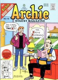 Cover for Archie Comics Digest (Archie, 1973 series) #118 [Direct Edition]