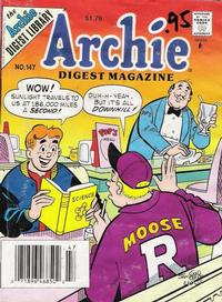 Cover Thumbnail for Archie Comics Digest (Archie, 1973 series) #147 [Newsstand]