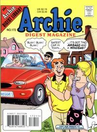 Cover for Archie Comics Digest (Archie, 1973 series) #172 [Direct Edition]