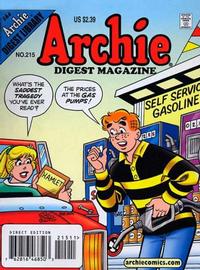 Cover Thumbnail for Archie Comics Digest (Archie, 1973 series) #215 [Direct Edition]