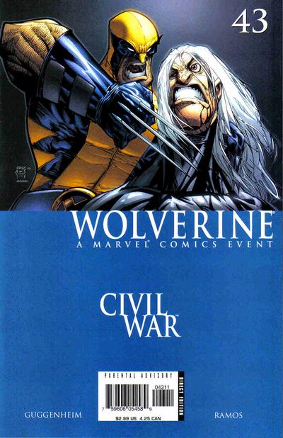 Cover for Wolverine (Marvel, 2003 series) #43 [Direct Edition]