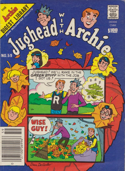 Cover for Jughead with Archie Digest (Archie, 1974 series) #59