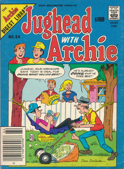 Cover for Jughead with Archie Digest (Archie, 1974 series) #64
