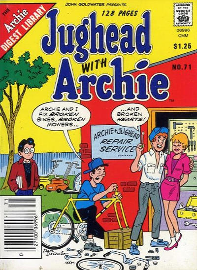 Cover for Jughead with Archie Digest (Archie, 1974 series) #71