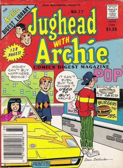 Cover for Jughead with Archie Digest (Archie, 1974 series) #77