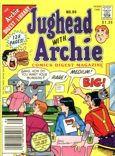 Cover for Jughead with Archie Digest (Archie, 1974 series) #86
