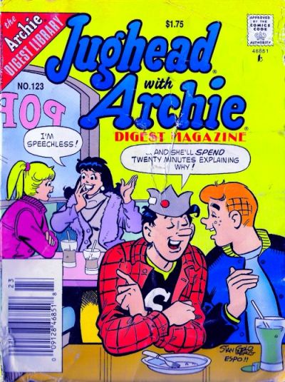 Cover for Jughead with Archie Digest (Archie, 1974 series) #123 [Newsstand]