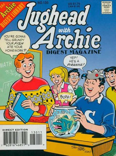 Cover for Jughead with Archie Digest (Archie, 1974 series) #130