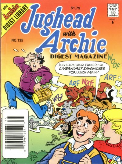 Cover for Jughead with Archie Digest (Archie, 1974 series) #135