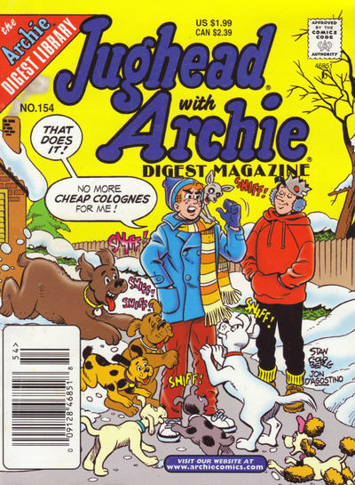 Cover for Jughead with Archie Digest (Archie, 1974 series) #154