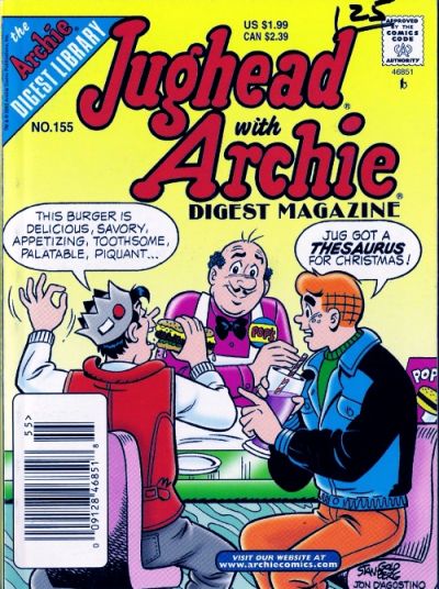 Cover for Jughead with Archie Digest (Archie, 1974 series) #155