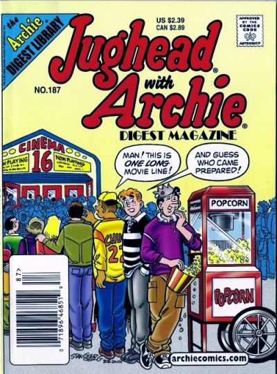 Cover for Jughead with Archie Digest (Archie, 1974 series) #187