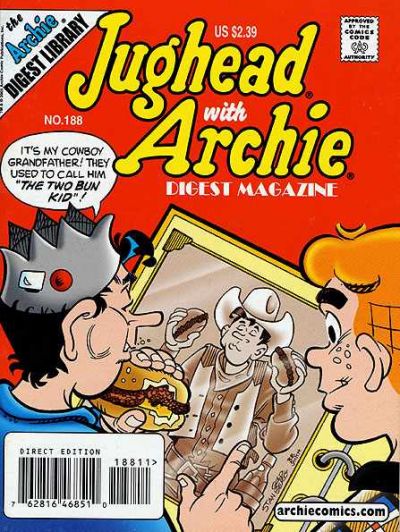 Cover for Jughead with Archie Digest (Archie, 1974 series) #188 [Direct Edition]