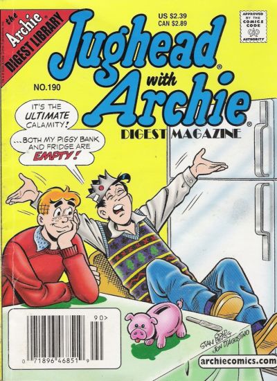 Cover for Jughead with Archie Digest (Archie, 1974 series) #190 [Newsstand]