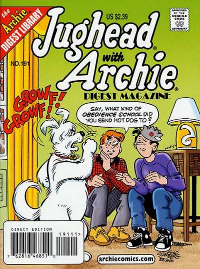 Cover for Jughead with Archie Digest (Archie, 1974 series) #191 [Direct Edition]