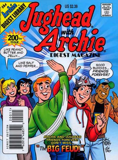 Cover for Jughead with Archie Digest (Archie, 1974 series) #200 [Direct Edition]