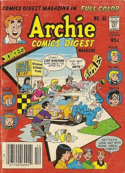 Cover for Archie Comics Digest (Archie, 1973 series) #45 [Canadian]