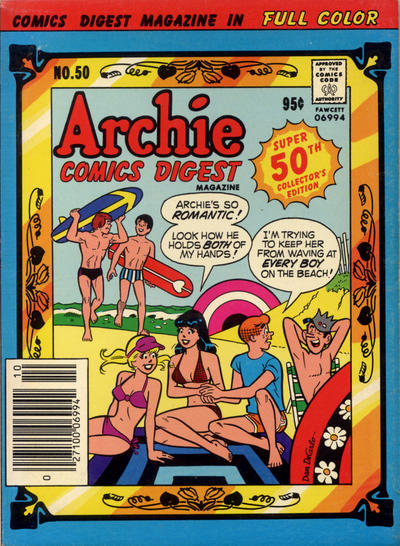 Cover for Archie Comics Digest (Archie, 1973 series) #50