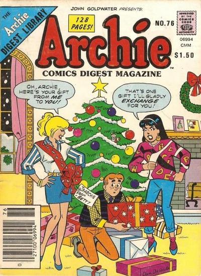 Cover for Archie Comics Digest (Archie, 1973 series) #76