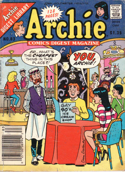 Cover for Archie Comics Digest (Archie, 1973 series) #83