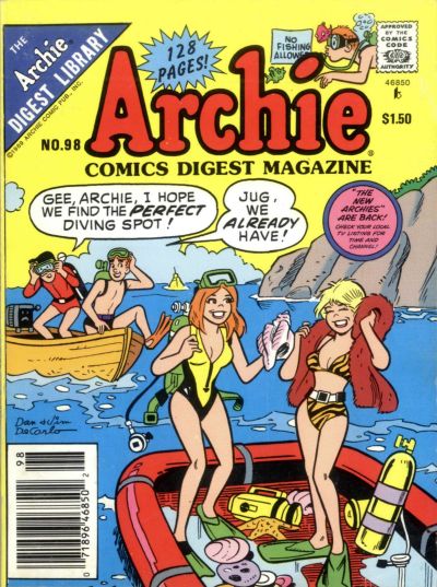 Cover for Archie Comics Digest (Archie, 1973 series) #98