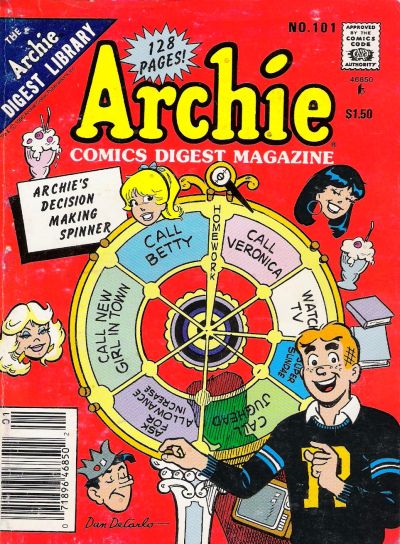 Cover for Archie Comics Digest (Archie, 1973 series) #101