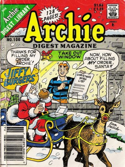 Cover for Archie Comics Digest (Archie, 1973 series) #106