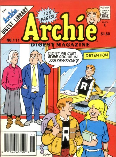 Cover for Archie Comics Digest (Archie, 1973 series) #111